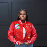 African Violet Varsity Jacket