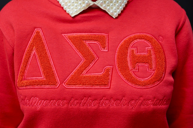 Quiet Crewneck Crimson