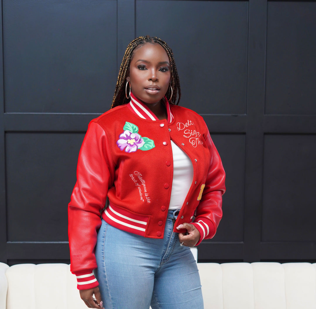 DST African Violet Varsity Jacket – SORORITY SUPPLY