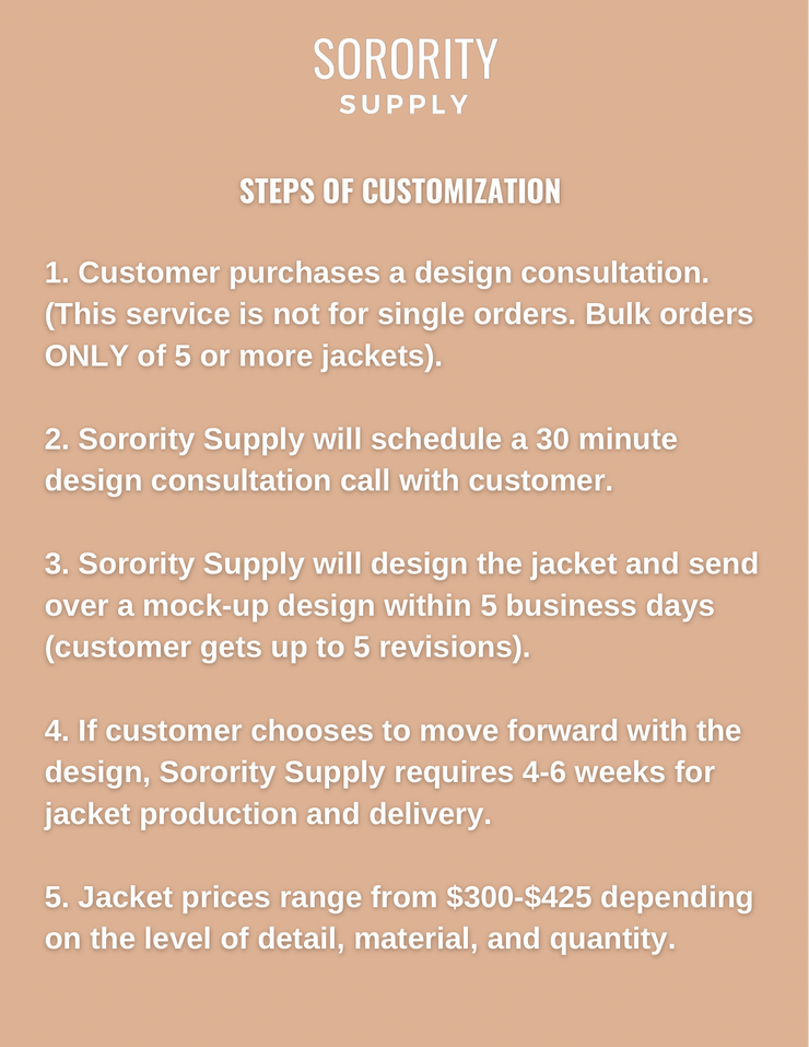 Custom Varsity Jacket Design Consultation