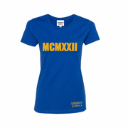 MCMXXII Blue and Gold